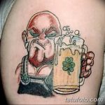 Fotó egy manó tetoválásról 2018. 08. 04. №036 - Leprechaun tetoválás -