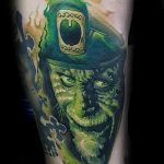 Fotó egy manó tetoválásról 2018. 08. 04. №080 - Leprechaun tetoválás -