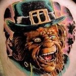 Fotó egy manó tetoválásról 2018. 08. 04. -án №223 - Leprechaun tetoválás -