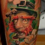 Fotó egy manó tetoválásról 2018. 08. 04. №221 - Leprechaun tetoválás -