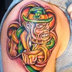 Fotó egy manó tetoválásról 2018. 08. 04. №213 - Leprechaun tetoválás -