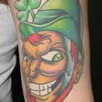 Fotó egy manó tetoválásról 2018. 08. 04. №212 - Leprechaun tetoválás -