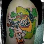 Fotó egy manó tetoválásról 2018. 08. 04. № 209 - Leprechaun tetoválás -