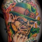 Fotó egy manó tetoválásról 2018. 08. 04. №208 - Leprechaun tetoválás -