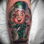 Fotó egy manó tetoválásról 2018. 08. 04. №206 - Leprechaun tetoválás -