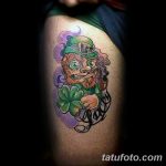 Fotó egy manó tetoválásról 2018. 08. 04. №205 - Leprechaun Tattoo -