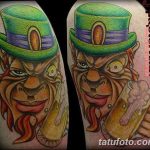 Fotó egy manó tetoválásról 2018. 08. 04. №202 - Leprechaun tetoválás -