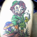 Fotó egy manó tetoválásról 2018. 08. 04. №188 - Leprechaun Tattoo -