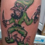 Fotó egy manó tetoválásról 2018. 08. 04. №125 - Leprechaun tetoválás -