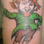 Fotó egy manó tetoválásról 2018. 08. 04. №127 - Leprechaun tetoválás -