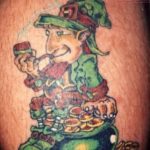 Fotó egy manó tetoválásról 2018. 08. 04. №141 - Leprechaun tetoválás -