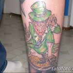 Fotó egy manó tetoválásról 2018. 08. 04. №158 - Leprechaun tetoválás -