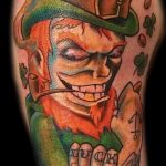 Fotó egy manó tetoválásról 2018. 08. 04. №009 - Leprechaun tetoválás -