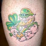 Fotó egy manó tetoválásról 2018. 08. 04. №015 - Leprechaun tetoválás -