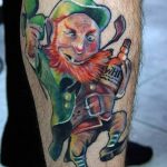 Fotó egy manó tetoválásról 2018. 08. 04. №167 - Leprechaun tetoválás -