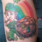 Fotó egy manó tetoválásról 2018. 08. 04. №175 - Leprechaun Tattoo -