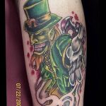 Fotó egy manó tetoválásról 2018. 08. 04. №177 - Leprechaun Tattoo -