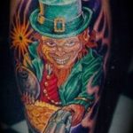 Fotó egy manó tetoválásról 2018. 08. 04. №022 - Leprechaun tetoválás -