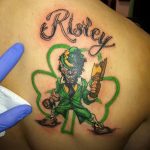 Fotó egy manó tetoválásról 2018. 08. 04. №026 - Leprechaun tetoválás -