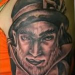 Fotó egy manó tetoválásról 2018. 08. 04. №045 - Leprechaun tetoválás -