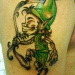 Fotó egy manó tetoválásról 2018. 08. 04. №053 - Leprechaun tetoválás -
