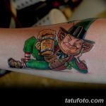 Fotó egy manó tetoválásról 2018. 08. 04. №061 - Leprechaun tetoválás -