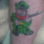 Fotó egy manó tetoválásról 2018. 08. 04. №070 - Leprechaun tetoválás -