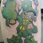 Fotó egy manó tetoválásról 2018. 08. 04. №073 - Leprechaun tetoválás -