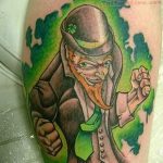 Fotó egy manó tetoválásról 2018. 08. 04. №084 - Leprechaun tetoválás -