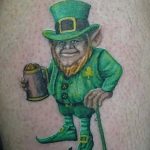 Fotó egy manó tetoválásról 2018. 08. 04. №085 - Leprechaun tetoválás -