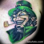 Fotó egy manó tetoválásról 2018. 08. 04. №089 - Leprechaun tetoválás -