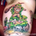 Fotó egy manó tetoválásról 2018. 08. 04. №101 - Leprechaun tetoválás -