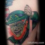 Fotó egy manó tetoválásról 2018. 08. 04. №102 - Leprechaun tetoválás -