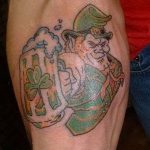 Fotó egy manó tetoválásról 2018. 08. 04. №106 - Leprechaun tetoválás -