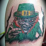 Fotó egy manó tetoválásról 2018. 08. 04. №107 - Leprechaun tetoválás -