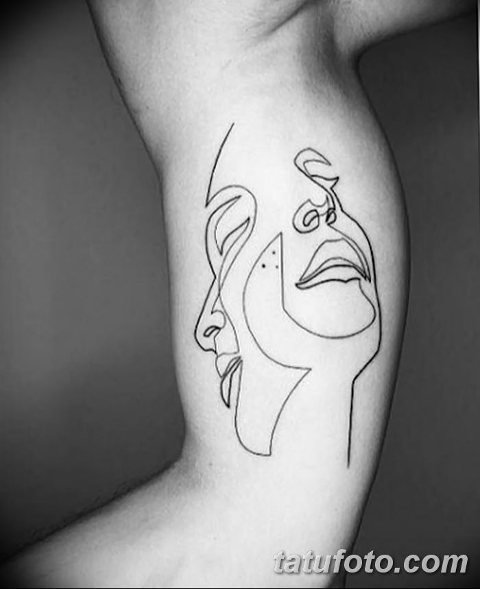 Fénykép a tetoválásról 2018.09.17. №003 - vonal tetoválás -