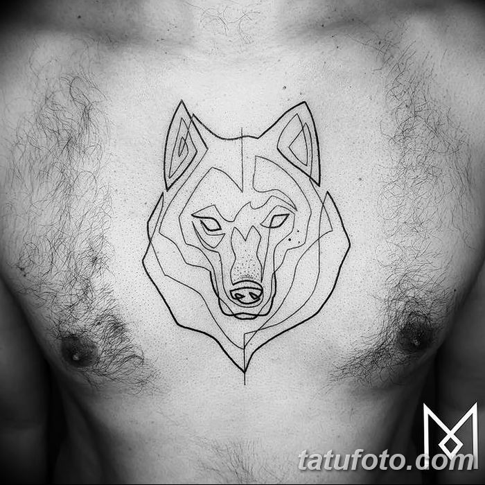 Fotó egy vonalas tetoválásról, kelte: 2018.09.17. №019 - vonal tetoválás -