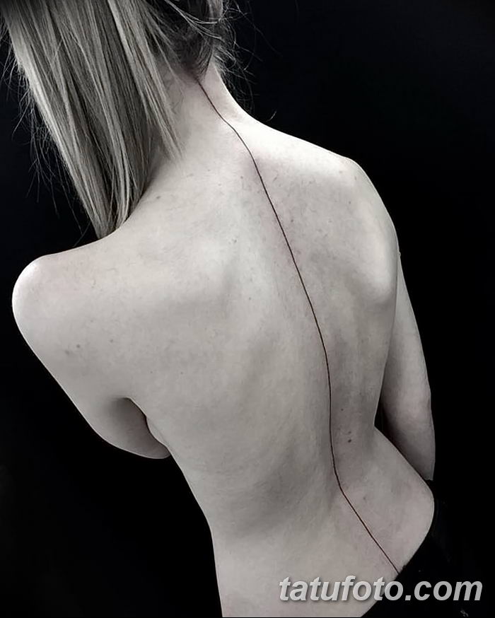 Fotó a vonalas tetoválásról 2018.09.17. №057 - vonal tetoválás -