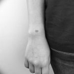 Fénykép a tetoválásról 2018.09.17. №166 - vonal tetoválás -