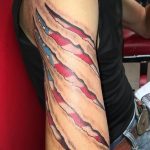 Fotó a tetoválásról 2018.09.17. №209 - vonal tetoválás -