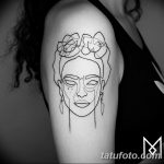 Fotó a tetoválásról 2018.09.17 -től №212 - vonal tetoválás -