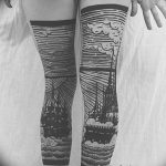 Fotó vonaltetoválásról 2018.09.17. №316 - vonal tetoválás -