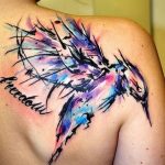 Fotó egy vonalas tetoválásról, kelte: 2018.09.17. №001 - vonal tetoválás -