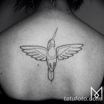 Fotó egy vonalas tetoválásról, kelte: 2018.09.17. №017 - vonal tetoválás -