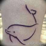 Fotó egy vonalas tetoválásról, kelte: 2018.09.17. №020 - vonal tetoválás -