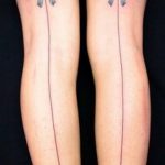 Fotó egy vonalas tetoválásról, kelte: 2018.09.17. №027 - vonal tetoválás -