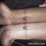 Fotó egy vonalas tetoválásról, kelte: 2018.09.17. №033 - vonal tetoválás -