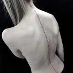 Fotó a vonalas tetoválásról 2018.09.17. №057 - vonal tetoválás -