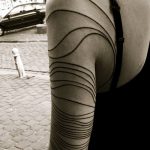 Fotó a tetoválásról 2018.09.17 -től №117 - vonal tetoválás -