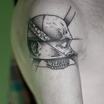 Fotó a tetoválásról 2018.09.17 -től №334 - vonal tetoválás -